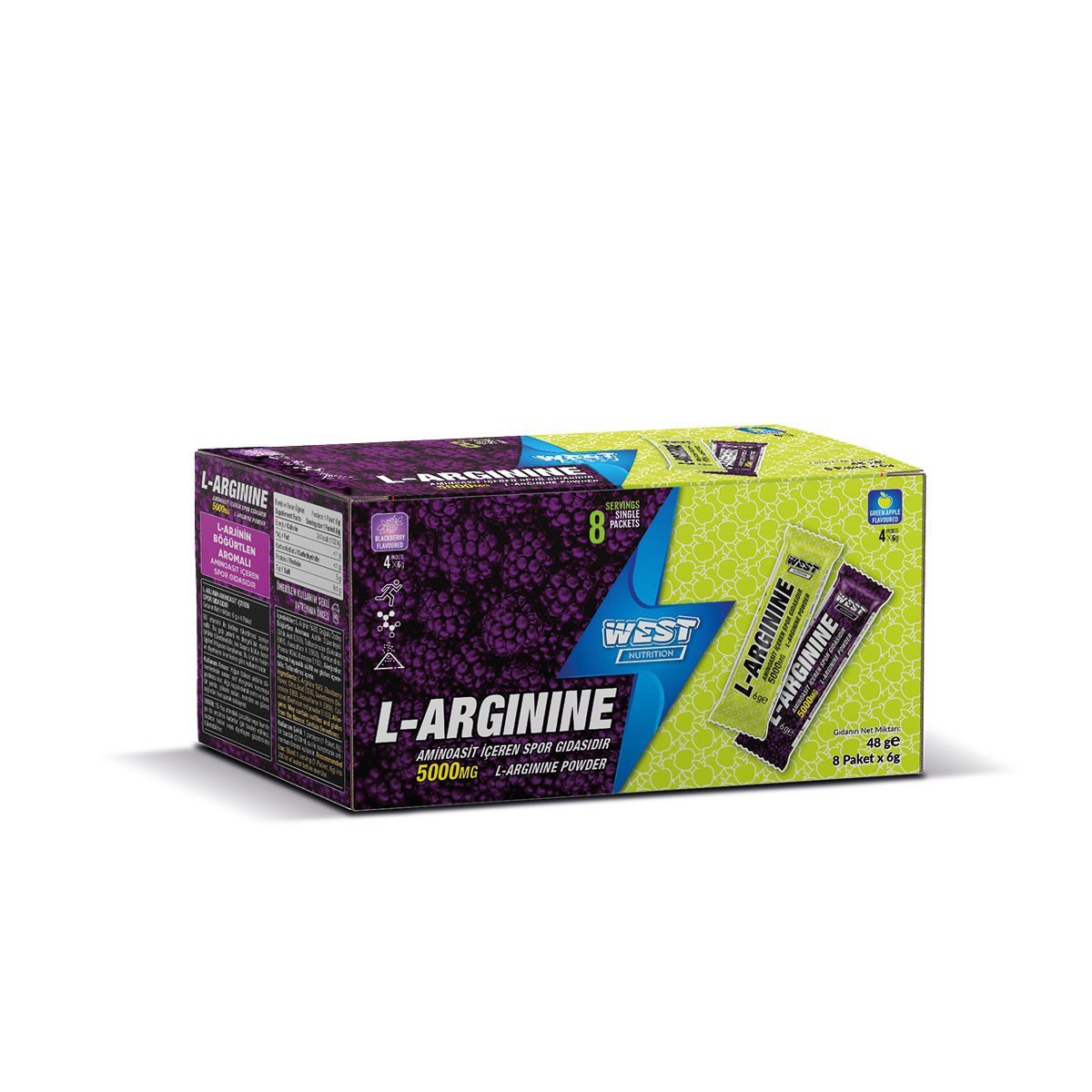 L-Arjinin 8 Saşe 2 Karışık Aroma 48 gram