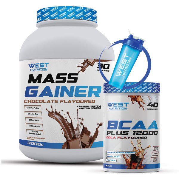 Mass Gainer 3000 gr - BCAA Plus 600 gr Paketi