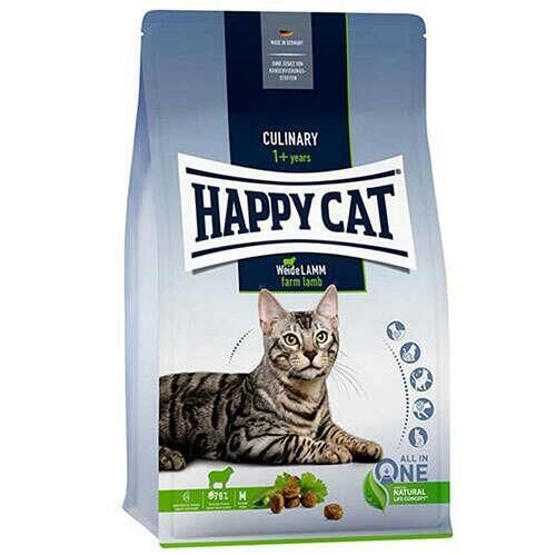 Happy Cat Culinary Weide Lamm Kuzu Etli Kedi Maması 10 Kg