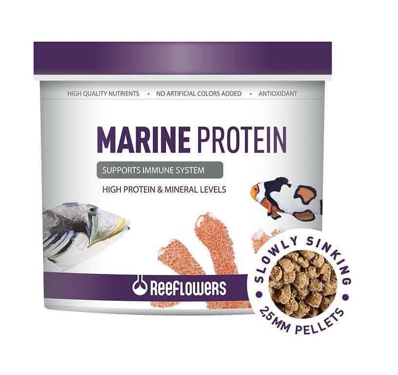 ReeFlowers Marine Protein Tuzlu Su Balık Yemi 2,5mm 84 gr