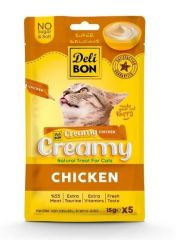 Delibon Creamy Tavuklu Kedi Ödül Maması 15 gr 5li