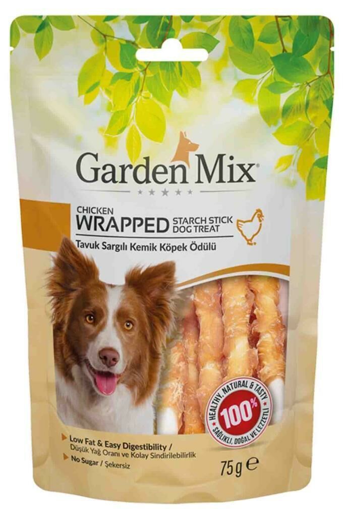 Gardenmix Tavuk Sargılı Kemik Köpek Ödül Maması 75gr