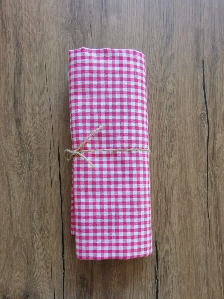 Masa Örtüsü, Kareli Pembe
