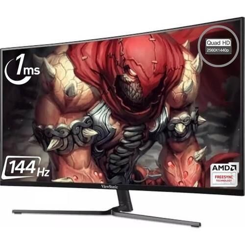 32 VIEWSONIC VX3258-2KPC-MHD QHD 2560x1440 1MS 144HZ 300 NITS 2xHDMI 2xDP FREESYNC CURVED GAMING MONITOR