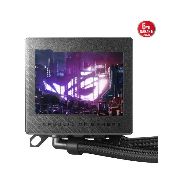 Asus ROG RYUJIN III 240 ARGB OLED 3,5'' LCD AURA SYNC RGB 3X NOCTUA IPPC 2000 PWM 120MM FAN SIVI CPU SOĞUTUCUSU