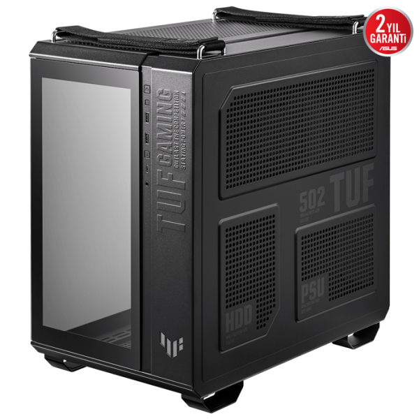 Asus TUF GAMING GT502 PANAROMİK TEMPERLİ CAM USB TYPE-C ATX / MICRO-ATX / MINI-ITX