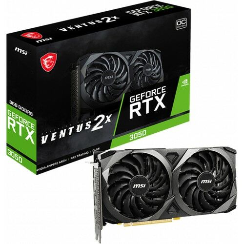 MSI RTX 3050 Ventus 2X 8G OC 128 Bit GDDR6 8 GB Ekran Kartı