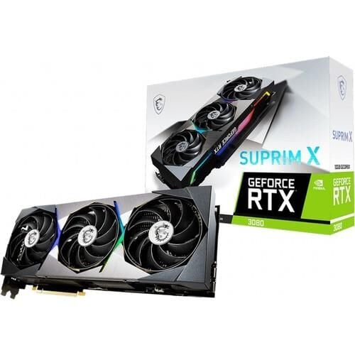 MSI RTX 3080 SUPRIM X 10G LHR 320 Bit GDDR6X 10 GB Ekran Kartı