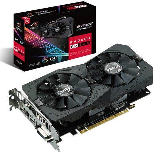 Asus Radeon DUAL-RX560-4G 4gb Gddr5 128BIT 1199MHZ (Hdmı 2xdp) Ekran Kartı