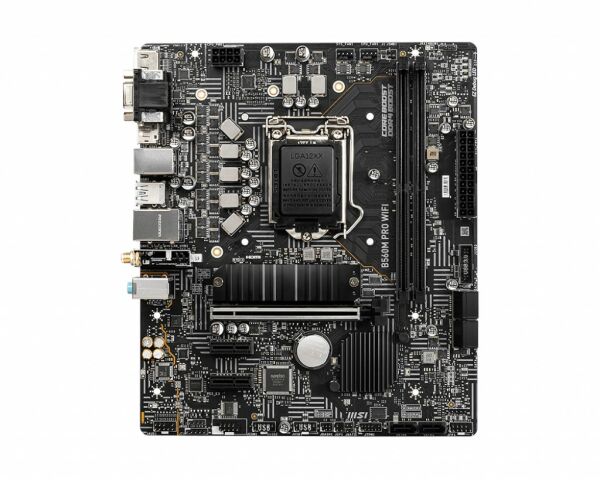 MSI MB B560M PRO WIFI SOKET 1200 DDR4 5200 (OC) PCI-E Gen 4 ,M.2 USB3.2 1x 2.5G LAN Wi-Fi 6 mATX
