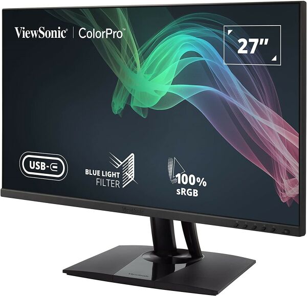 VIEWSONIC 27'' IPS VP2756-2K 5MS HDMI-DP PIVOT Grafik Tasarım Monitörü (2560x1440)