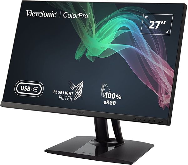VIEWSONIC 27'' IPS VP2756-2K 5MS HDMI-DP PIVOT Grafik Tasarım Monitörü (2560x1440)