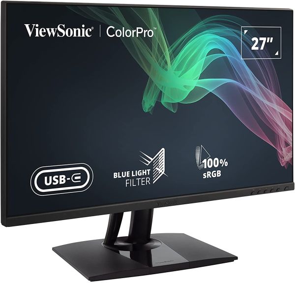 VIEWSONIC 27'' IPS VP2756-2K 5MS HDMI-DP PIVOT Grafik Tasarım Monitörü (2560x1440)