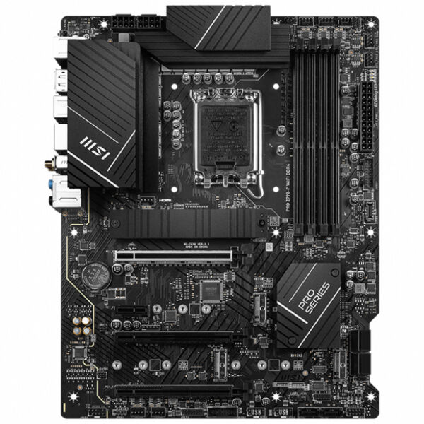 MSI PRO Z790-P WIFI DDR4 SOKET 1700 DDR4 5333MHZ(OC) PCI-E GEN5 M.2 USB3.2 DP HDMI 1X2.5G LAN  WI-FI 6E ATX