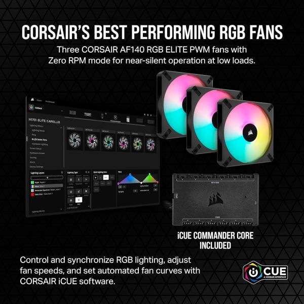 Corsaır Icue H170I Elıte Capellıx Xt 420MM CW-9060071-WW Rgb Sıvı Siyah Işlemci Soğutucusu