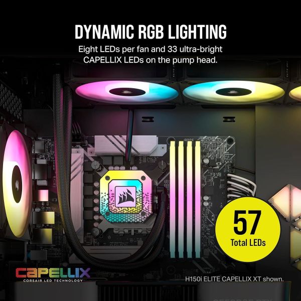 Corsaır Icue H170I Elıte Capellıx Xt 420MM CW-9060071-WW Rgb Sıvı Siyah Işlemci Soğutucusu