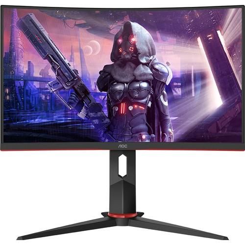 AOC C24G2U/BK 23.6'' 165Hz 1ms (VGA HDMI-Display-VGA) FreeSync Full HD Curved LED Monitör