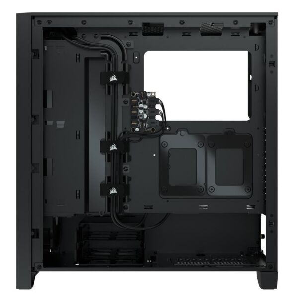 CORSAIR CC-9011204-WW ICUE 4000X RGB TEMPERLI CAM YAN PANEL MID TOWER BILGISAYAR KASASI SIYAH