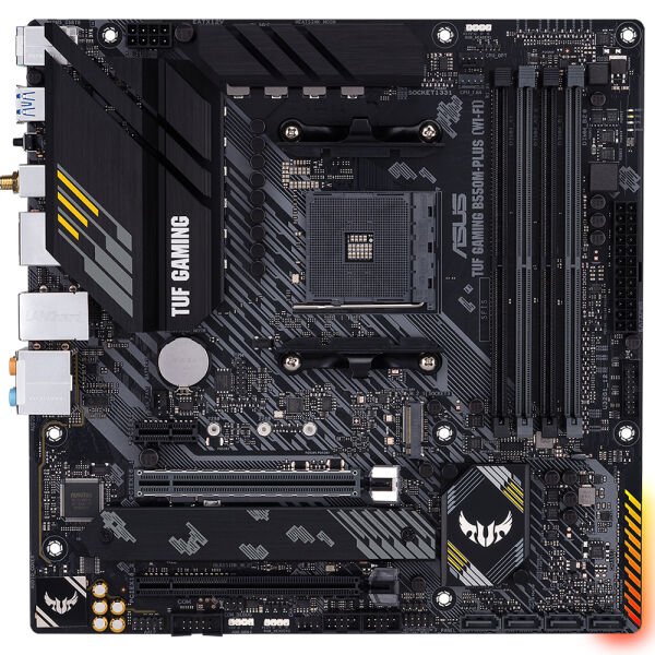 Asus TUF Gaming B550M-Plus (Wi-fi) Amd B550 DDR4 4600 MHz (OC) Am4 AX Wifi + Bt mAtx Anakart