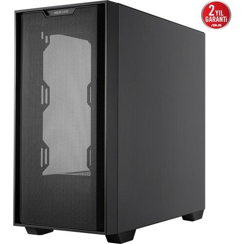 ASUS A21 360 MM SOĞUTUCU, 380 MM UZUNLUĞA KADAR EKRAN KARTI VE STANDART ATX PSU DESTEKLİ GİZLİ KABLO BÖLMELİ MICRO-ATX - A21 ASUS CASE - SİYAH