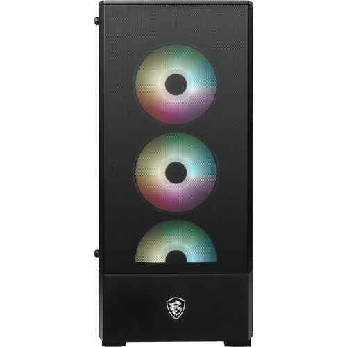 Msı Mag Forge 112R Temperli Cam 3X120MM 1X120MM Argb Fan Atx Gaming Bilgisayar Kasası