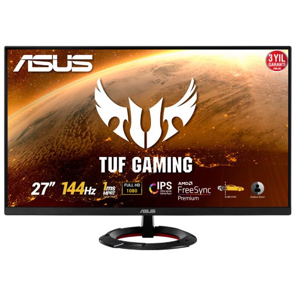 Asus VG279Q1R 27'' 1ms 144 Hz Full HD FreeSync IPS Oyuncu Monitörü