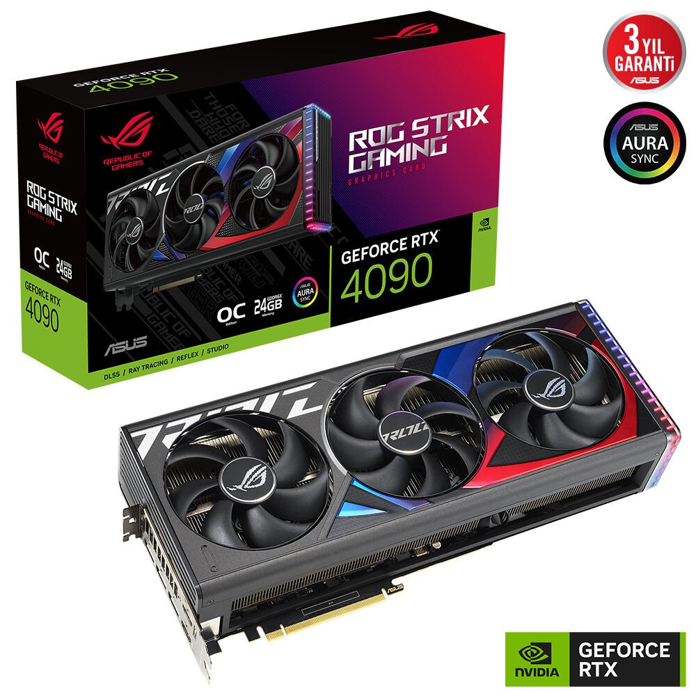 ASUS ROG-STRIX-RTX4090-O24G-GAMING GDDR6X 384Bit