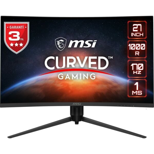 MSI 27'' G271CQP E2 2560x1440 (WQHD) 16:9 CURVE 1000R VA 170HZ 1MS ADAPTIVE-SYNC GAMING MONITOR