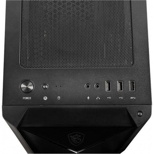 MSI MAG SHIELD 110A Temperli Cam 2x120mm ARGB Fan ATX Gaming Bilgisayar Kasası