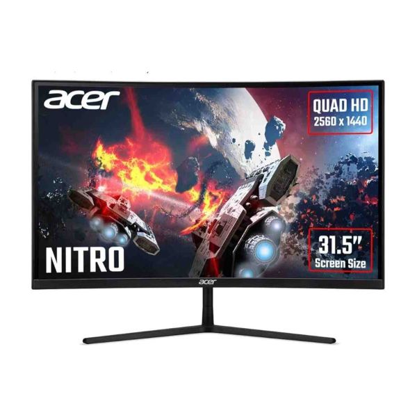 Acer Nitro EI322QURP 31.5'' QHD ZeroFrame Curved 1500R 165Hz 1 MS 2560 X 1440 HDR 400 VA LED 2xHDMI 2xDP Gaming Monitör