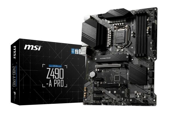 MSI Z490-A PRO SOKET 1200 DDR4 4800 (OC) PCI-E GEN 4 M.2 USB3.2 1X 2.5G LAN ATX ANAKART