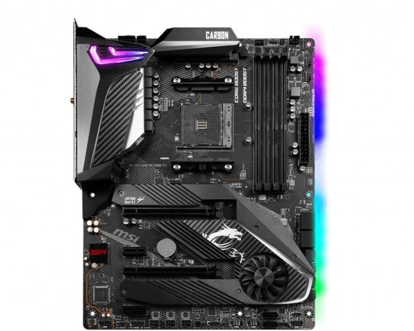 MSI MPG X570 GAMING PRO CARBON WIFI AM4 DDR4 4400MHZ (OC) 2x M.2 USB 3.2 HDMI RGB ATX