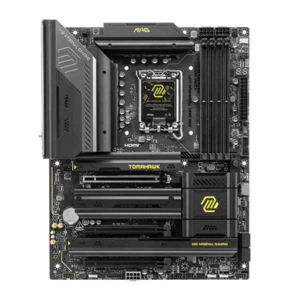 MSI MAG Z890 Tomahawk WIFI Intel Z890 9200 MHz (OC) DDR5 Soket 1851 ATX Anakart