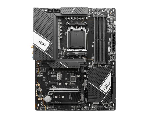 MSI PRO X670-P WIFI DDR5 6600+(OC)MHz HDMI DP M.2 ATX AM5