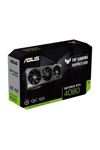 Asus TUF Gaming GeForce RTX 4080 OC TUF-RTX4080-O16G-GAMING 16GB GDDR6X 256Bit DX12 Gaming (Oyuncu) Ekran Kartı