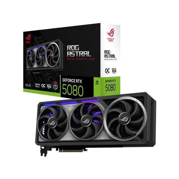 Asus RTX 5080 Rog Astral OC Edition ROG-ASTRAL-RTX5080-O16G-GAMING 256 Bit GDDR7 16 GB Ekran Kartı