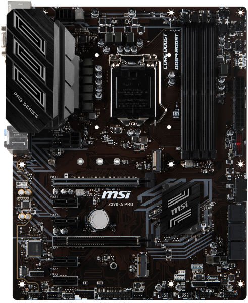 MSI Z390-A PRO SOKET 1151 DDR4 4400(OC) VGA DP M.2 USB3.1 ATX