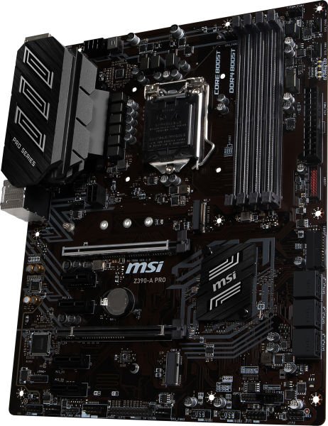 MSI Z390-A PRO SOKET 1151 DDR4 4400(OC) VGA DP M.2 USB3.1 ATX