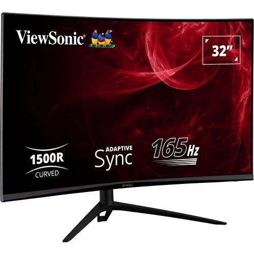 Viewsonic 32’’ VX3218-PC-MHDJ Full HD 1ms 165Hz AMD Freesync Premium Yükseklik Ayarlı Gaming Monitör