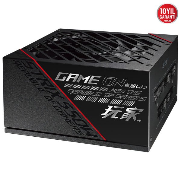ASUS ROG-STRIX-550G 80 PLUS GOLD 550W MODÜLER GÜÇ KAYNAĞI JAPON KAPASİTÖRLER 10 YIL GARANTİ