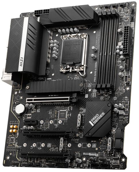 MSI PRO Z690-P DDR4 SOKET 1700 DDR4 5200 (OC) PCI-E,Gen 5,M.2 USB3.2 2.5G LAN ATX Anakart