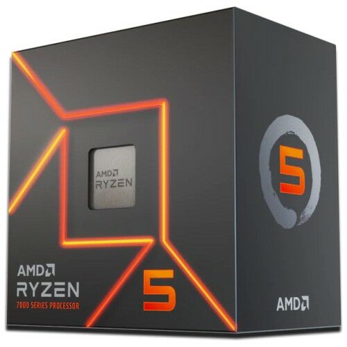 AMD RYZEN 5 7600 6 Core, 3,80-5,10GHz, 38Mb Cache, 65W, AM5 Soket, BOX (Kutulu) (Grafik Kart VAR, Fan YOK)
