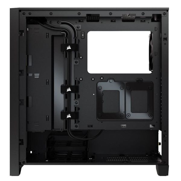 CORSAIR CC-9011200-WW 4000D AIRFLOW TEMPERLI CAM YAN PANEL MID TOWER BILGISAYAR KASASI SIYAH