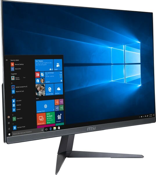 MSI PRO 24X 10M-015EU 23.8 LED 1920X1080 (FHD) I7-10510U 16GB DDR4 512GB SSD W10 GUMUS AIO PC
