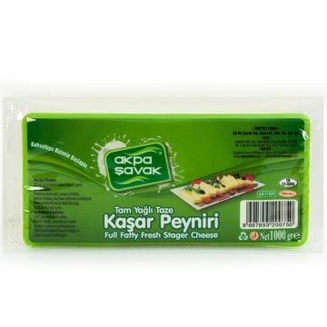 Akpa Şavak Tam Yağlı Kaşar Peyniri (Net:1000 gr)