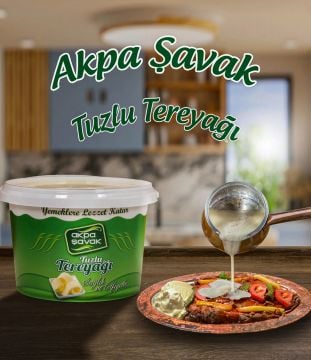 Akpa Şavak Doğal Tereyağı (Tuzlu) Net: 4800 gr