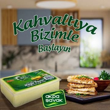 Akpa Şavak Tam Yağlı Kaşar Peyniri (Net:400 gr)