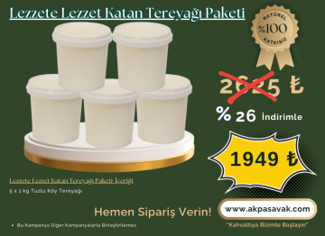 Lezzete Lezzet Katan Tereyağı Paketi