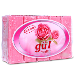 GÜL KOKULU BANYO SABUNU 5 Lİ KALIP 625 GR