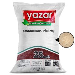 Yazar Bakliyat Osmancık Pirinç 25 Kg.